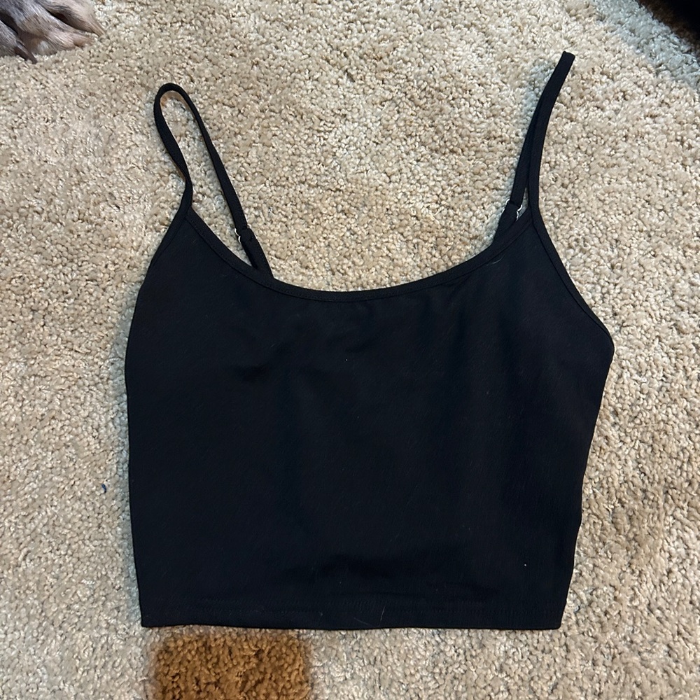 Black Women's Crop Top